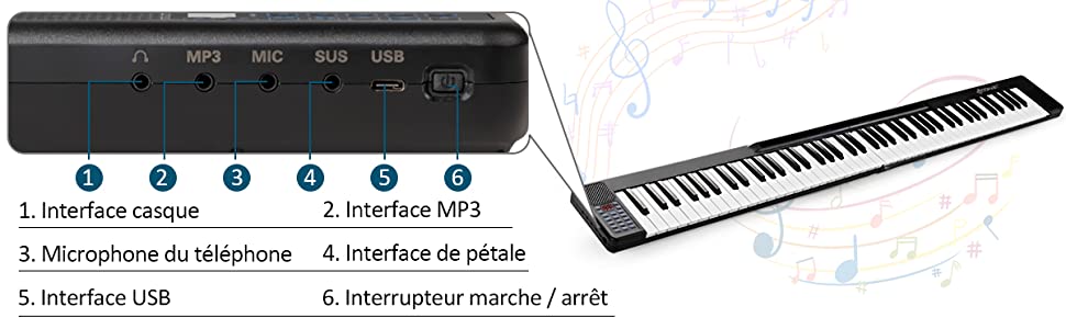 Clavier-electronique-Portable-2-en-1