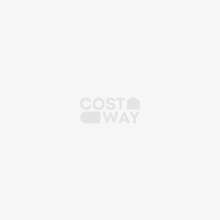 Costway Porte manteau sur Pieds en Métal de Haute Qualité avec 8 Crochets et Base Ronde Noir Style Classique Moderne
