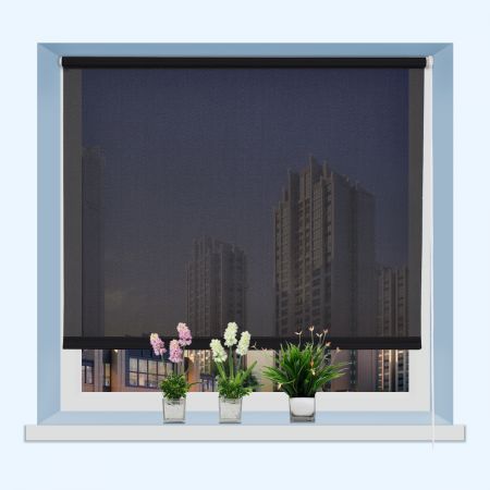 Costway Store Enrouleur Occultant de Fenêtre Thermique Semi-Transparent 110 x 150 cm 4 Couleurs