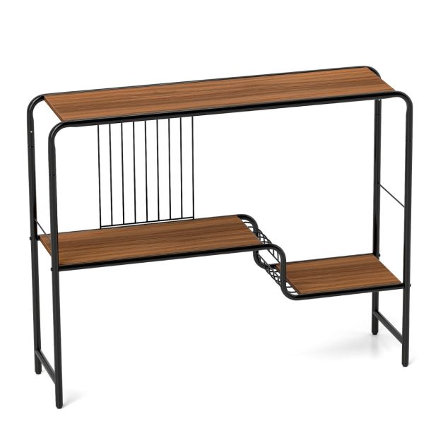 Console Meuble, Table Console, Table d'Entrée avec 2 Tiroirs, Table d